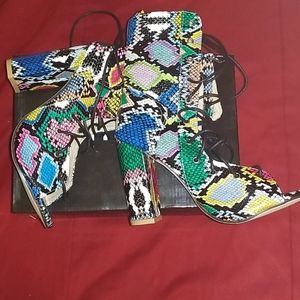 Open toe Heels